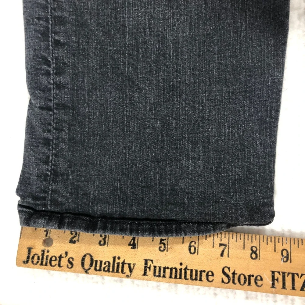 Levis 501 Original Fit Jeans 38x30‎ Faded Black Straight Leg Button Fly Denim